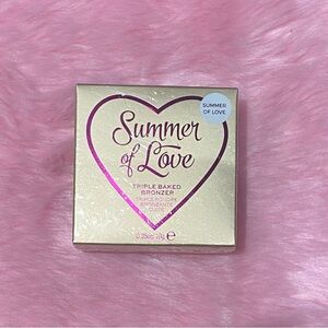 Triple baked bronzer